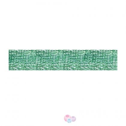  Бижутерийна панделка от тел Griffin, зелен, 6 мм (45см)