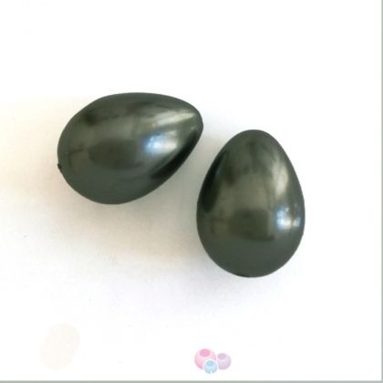 Капковидна седефена перла - таитянски дълбини 19х14 мм (2бр)