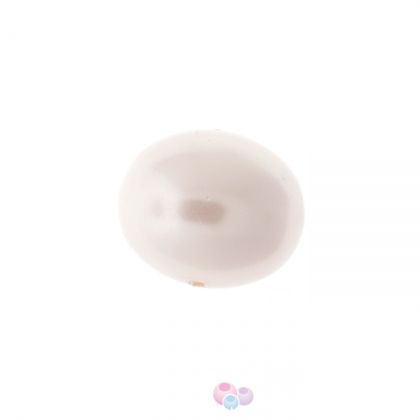 Овална седефена перла - розалин 12х15 мм (4бр)