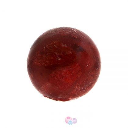 Полускъпоценни камъни - Кръгло мънисто от червен гъбест корал 4мм (18бр)