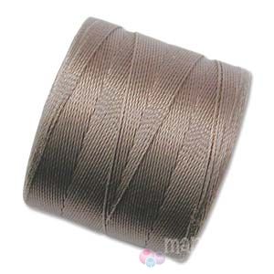 Текстилен шнур, който не се нищи за микромакраме, станче и кроше 0,45мм, какао (258м) 