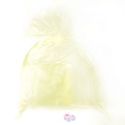 Кремава торбичка от органза 21х26см (1бр)