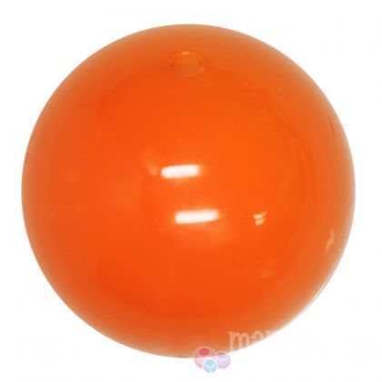 Мънисто ABS оранжево 25мм (1бр) 