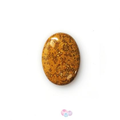 Полускъпоценни камъни - Кабошон от жълт яспис