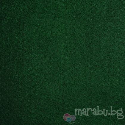 Ирландско зелен филцов лист 1мм (1бр)