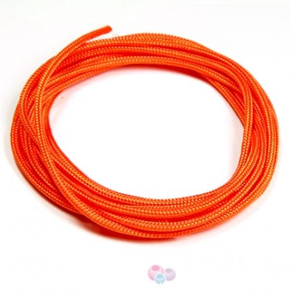 Професионален шнур за Шамбала, микромакраме и възли,Griffin, цвят портокал 2мм (1м)