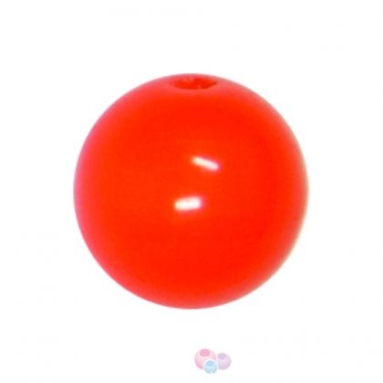 Чешки мъниста - кръгли, искрящо оранжево 8мм (20бр)