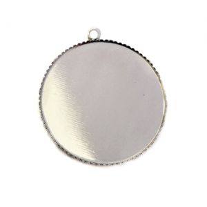 Основа за медальон за бижута DeCoRe & Nunn Design 34 х31мм (1бр) 