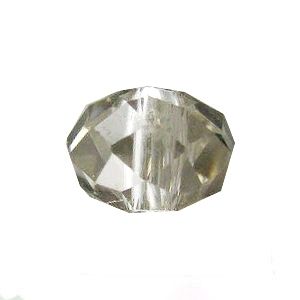 Мънисто ронделе от циркон - черен диамант АВ 3х4мм (40бр)