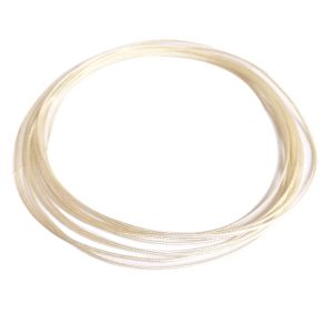 Професионален шнур за Шамбала, микромакраме и възли,Griffin,цвят крем 0.3 мм (1м)