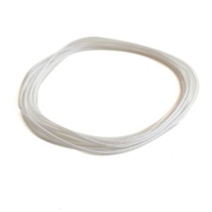 Професионален шнур за Шамбала, микромакраме и възли,Griffin, бял 0.3 мм (1м)