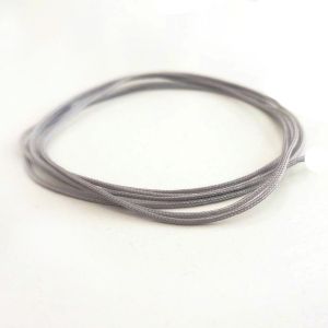 Професионален тъмно сив шнур за Шамбала, микромакраме и възли,Griffin, 0.3 мм (1м)