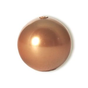 Сваровски бакърена перла 6мм (20бр)