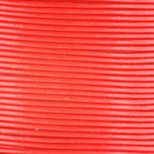 Кожен шнур червен 1мм (1м)