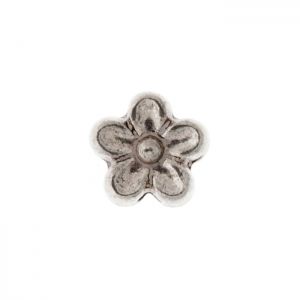 Декоративно метално мънисто цвете Бали 6 мм (8бр)