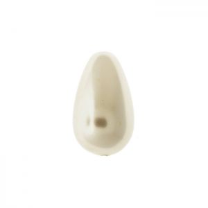 Капковидна седефена перла - бадемов прашец 18х10 мм (2бр)
