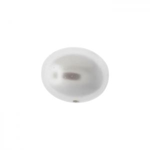 Овална седефена перла - платинена 12х15 мм (4бр)