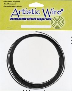 Черна гъвкава тел Artistic Wire 14G (1бр) 