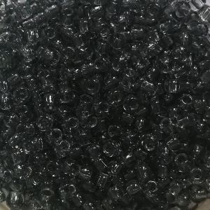 Тохо мъниста 2мм прозрачен черен диамант (10г) 