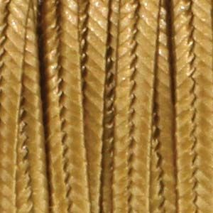 Текстилен шнур за Сутаж старо злато 3мм (1м)
