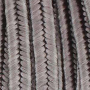 Текстилен шнур за Сутаж сива мъгла 3мм (1м)