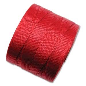 Текстилен шнур, който не се нищи за микромакраме, станче и кроше 0,45мм, скарлет (258м) 