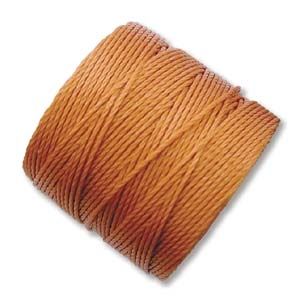 Текстилен шнур, който не се нищи за микромакраме, станче и кроше 0,7мм, светломеден (70м) 