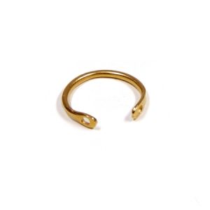Основа за пръстен с висулки, цвят злато (1бр.)