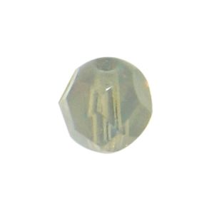 Чешки полиран кристал - фасетирано мънисто искрящо светло сиво 4мм (30бр)