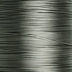 Сива тел за низане Tigertail - 7 нишки 1мм (1м)