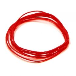 Червен шнур за Шамбала, микромакраме и възли, Griffin, 0,50мм (1м)