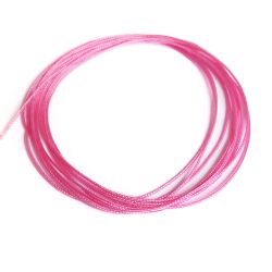 Професионален шнур за Шамбала, микромакраме и възли,Griffin, тъмно розов 0.3 мм (1м)