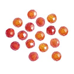 Клас А+ - кръгло фасетирано мънисто от циркон 3мм (20бр)