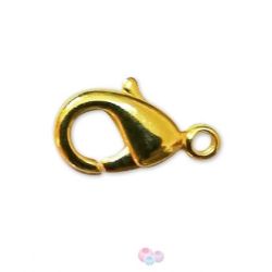 Закопчалка тип щипка, цвят злато  10х5мм (1бр)