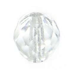 Чешки полиран кристал- фасетирано мънисто крастал 8мм (12бр)