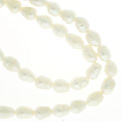 Естествени сладководни перли - натурални 6-9мм (1бр) 