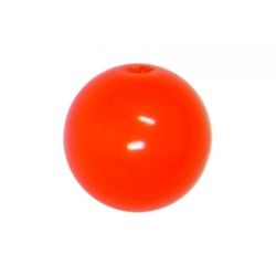 Чешки мъниста - кръгли, искрящо оранжево 6мм (25бр)