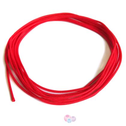 Професионален червен шнур за Шамбала, микромакраме и възли,Griffin, 1.2мм (1м)