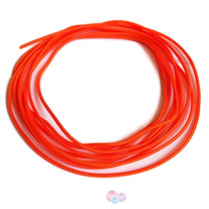 Професионален шнур за Шамбала, микромакраме и възли,Griffin, цвят портокал, 1.2мм (1м)
