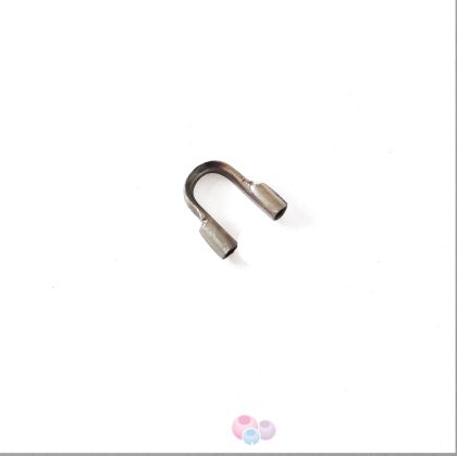 Предпазители за тел, цвят сребро 5 мм  (10 бр)