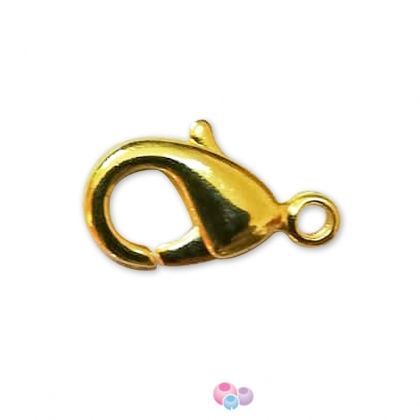 Закопчалка тип щипка, цвят злато  10х5мм (1бр)