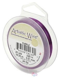 Пурпурна гъвкава тел Artistic Wire 24G (1бр) 