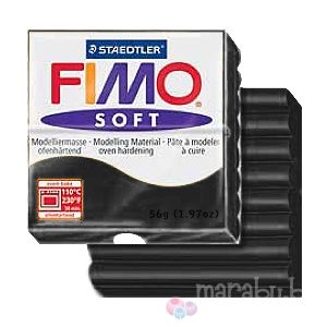 Fimo Soft черно (56гр)