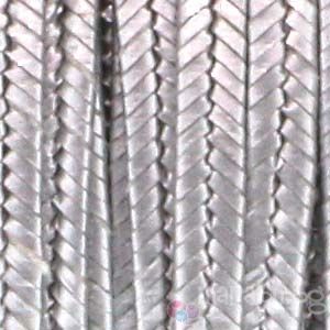 Текстилен шнур за Сутаж старо сребро 3мм (1м)