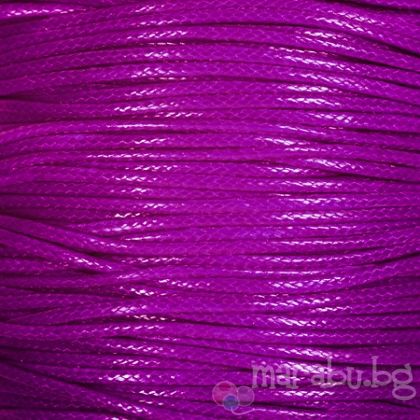 Шнур пурпурен за Шамбала и микро макраме1мм (1м)