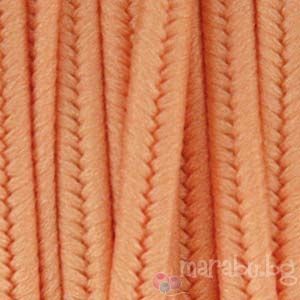Текстилен шнур за Сутаж праскова 3мм (1м)
