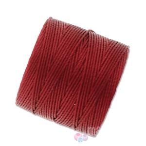 Текстилен шнур, който не се нищи за микромакраме, станче и кроше 0,7мм, лют пипер (70м) 