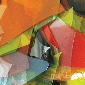 Комплект от цветни конфети стъкълца за Fusing (1бр)