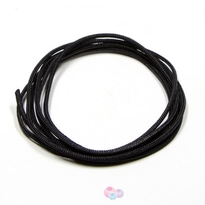 Професионален черен шнур за Шамбала, микромакраме и възли,Griffin, 1.5мм (1м)