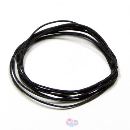 Професионален черен шнур за Шамбала, микромакраме и възли,Griffin, 0.5мм (1м)